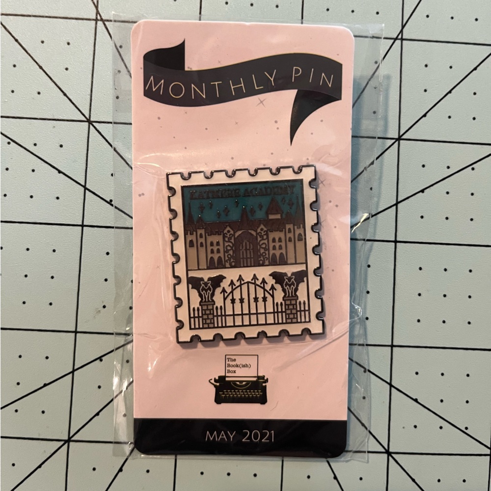 Bookish Box Crave Series Katmere Academy Monthly Pin